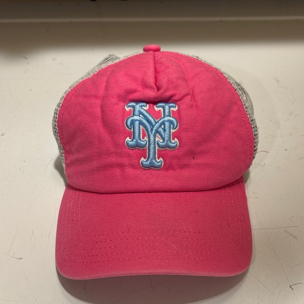 Pink NY Mets baseball cap